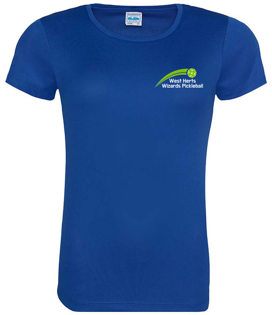 West Herts Pickleball Ladies Cool T Player Top [Colour - Royal Blue]