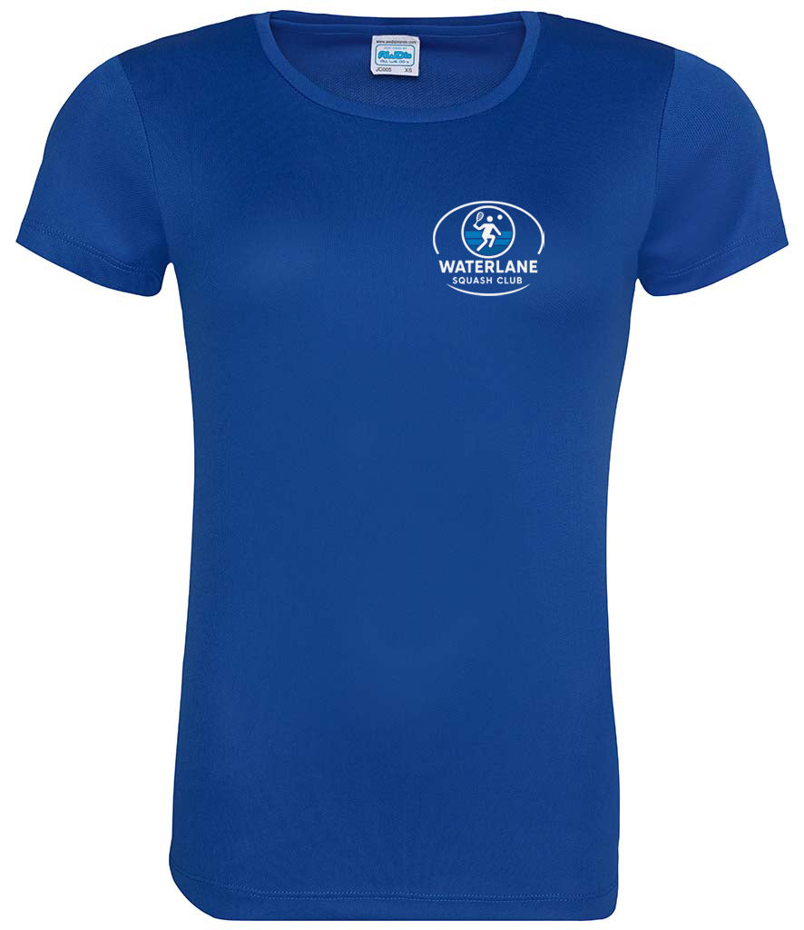Waterlane Squash Club Ladies Player Top [Colour - Royal Blue]