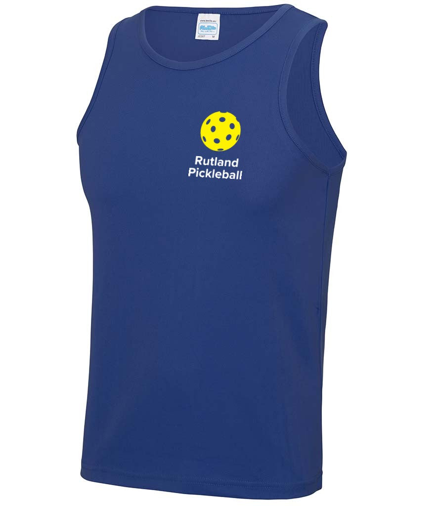 Rutland Pickleball Mens Cool vest [Colour - Royal Blue]