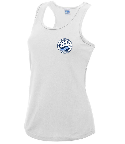 Coastal Pickleball Ladies Cool Vest [Colour - Arctic White]