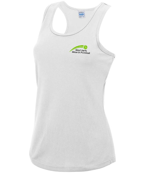 West Herts Pickleball Ladies Cool Vest [Colour - Arctic White]