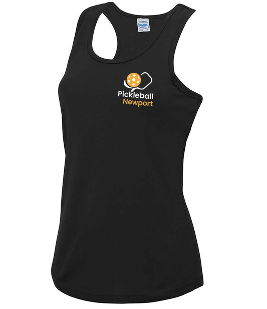 Pickleball Newport Ladies Player Vest [Colour - Black]