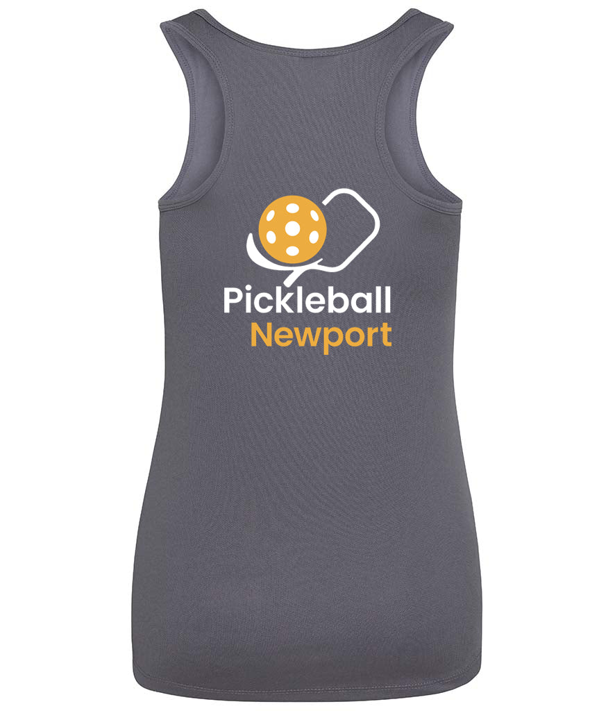Pickleball Newport Ladies Player Vest [Colour - Charcoal]