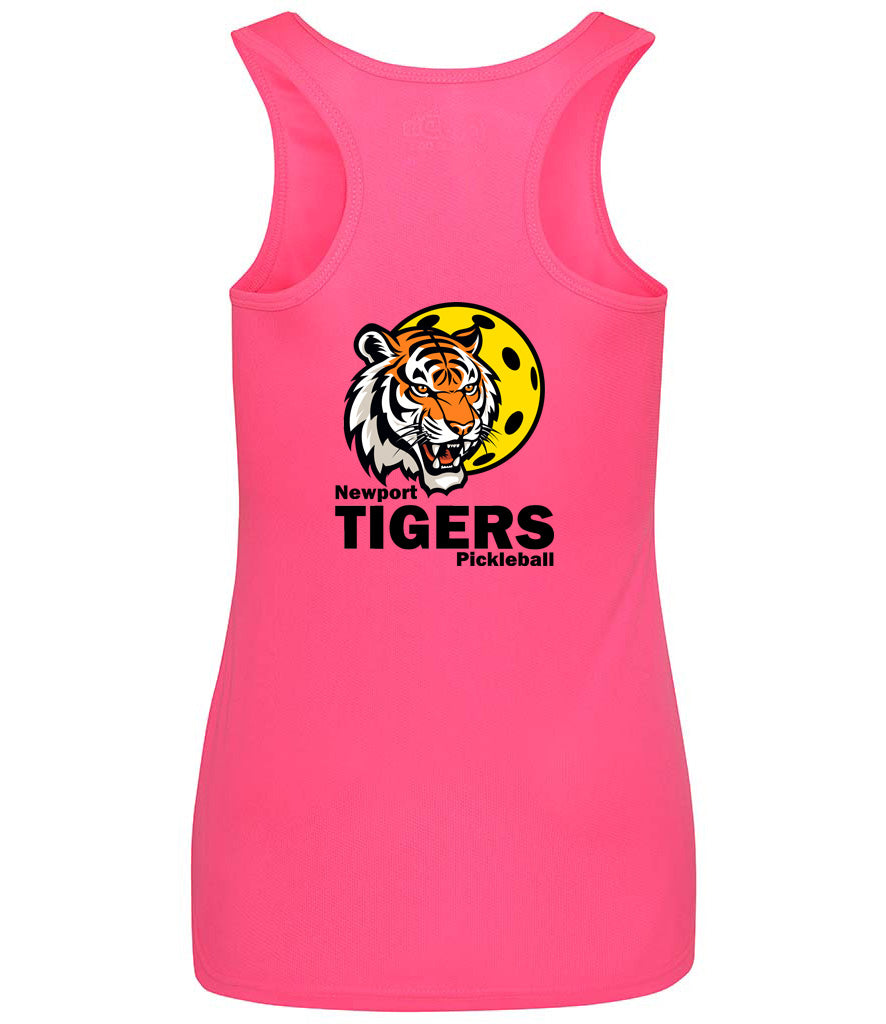 Newport Tigers Ladies Cool Vest [Colour - Electric Pink]