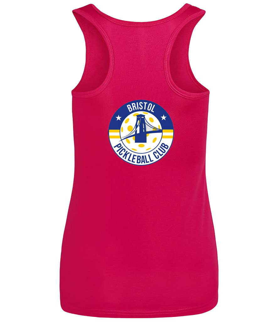 Bristol Pickleball Club Ladies Cool Vest [Colour - Hot Pink]