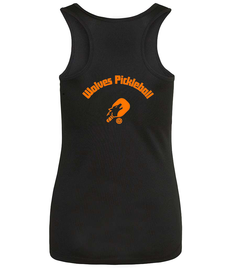 Wolves Pickleball Ladies Vest [Colour - Jet Black]