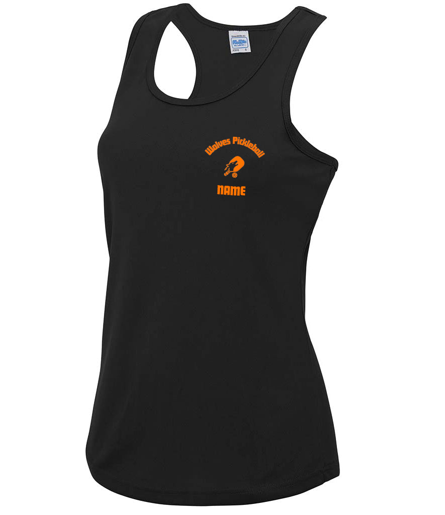 Wolves Pickleball Ladies Vest [Colour - Jet Black]