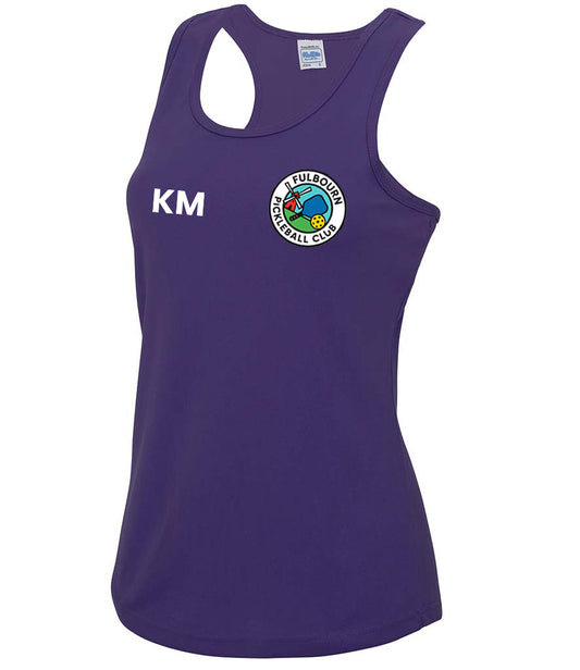 Fulbourn Pickleball Club Ladies Cool Vest [Colour - Purple]