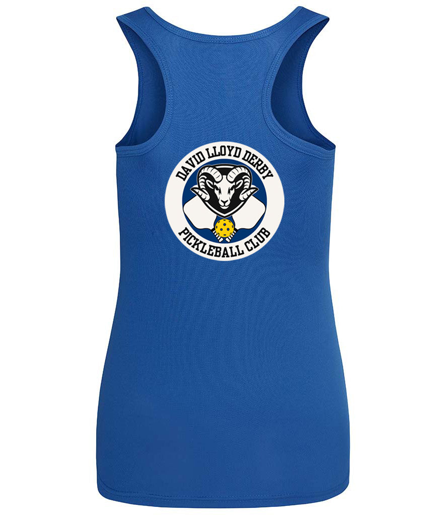 David Lloyd Derby Ladies Cool Vest [Colour - Royal Blue]