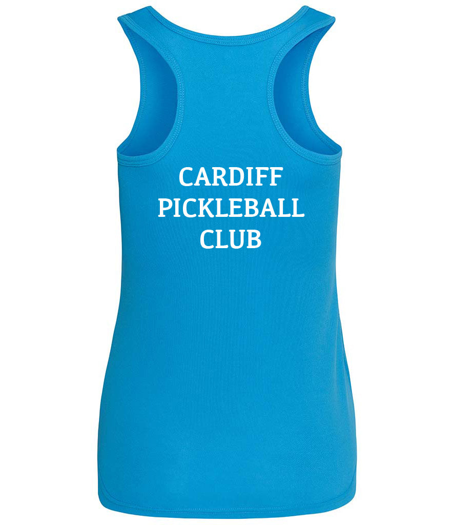 Cardiff Pickleball Club Ladies Vest [Colour – Sapphire Blue]
