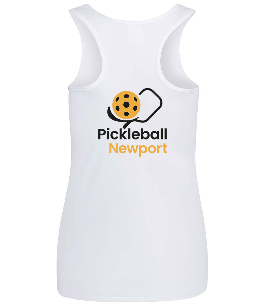 Pickleball Newport Ladies Player Vest [Colour - White]