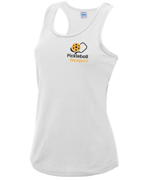 Pickleball Newport Ladies Player Vest [Colour - White]