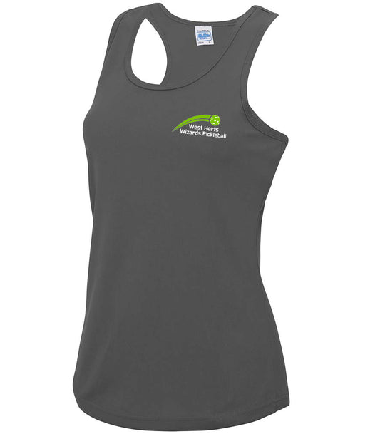 West Herts Pickleball Ladies Cool Vest [Colour - Charcoal]