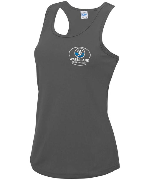 Waterlane Squash Club Ladies Cool Vest [Colour - Charcoal]