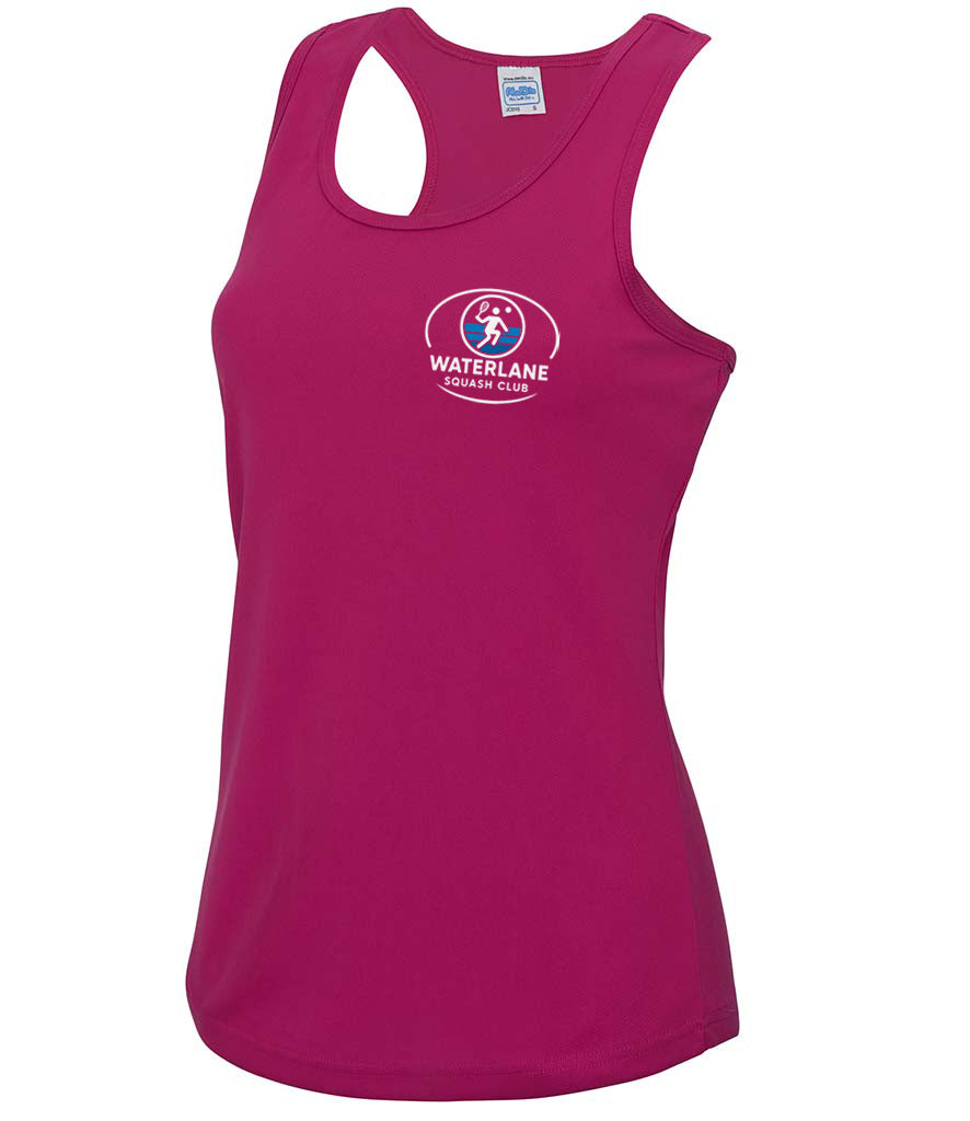 Waterlane Squash Club Ladies Cool Vest [Colour - Hot Pink]