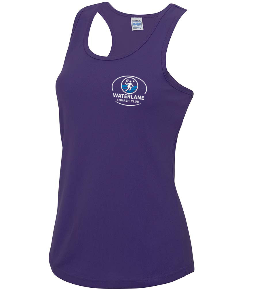 Waterlane Squash Club Ladies Cool Vest [Colour - Purple]