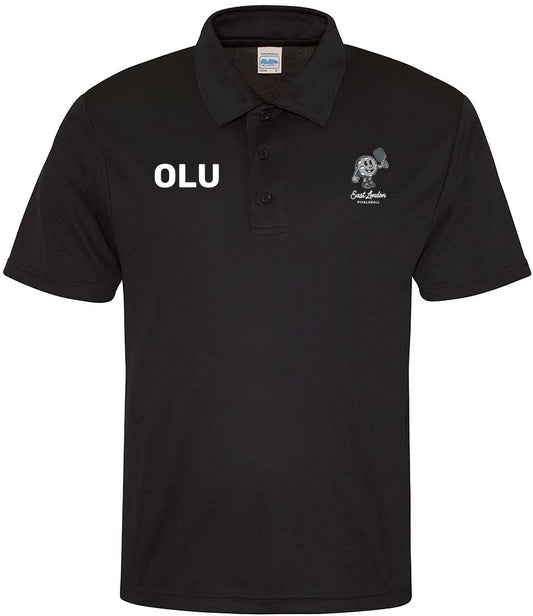 East London Pickleball Unisex Polo Top [Colour - Jet Black]