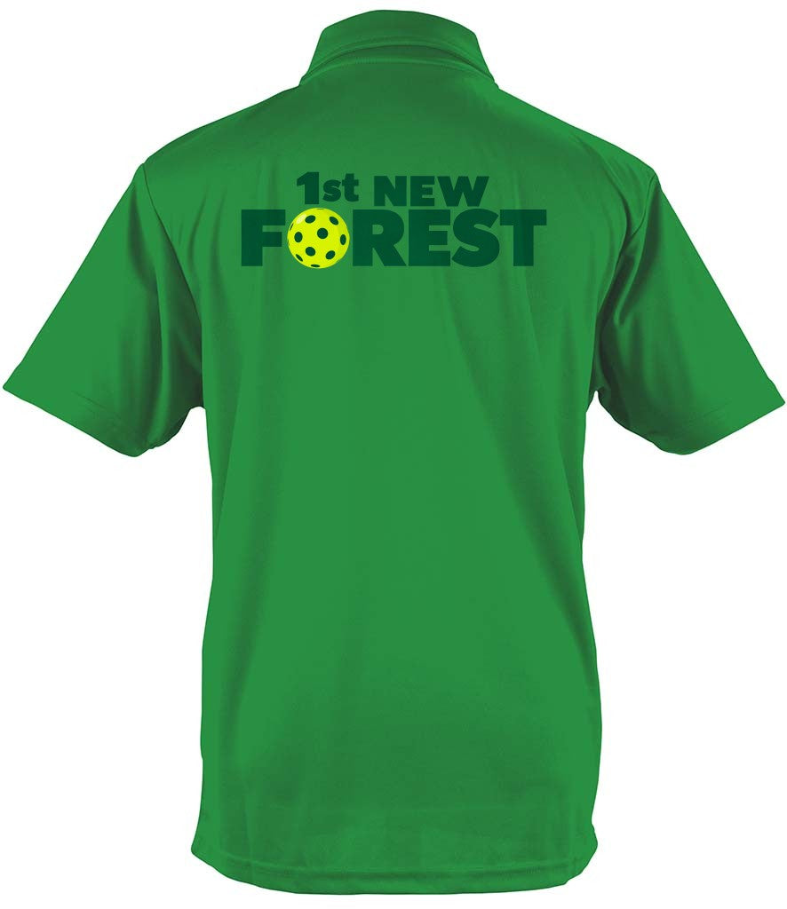 1st New Forest Unisex Polo Top [Colour - Kelly Green]