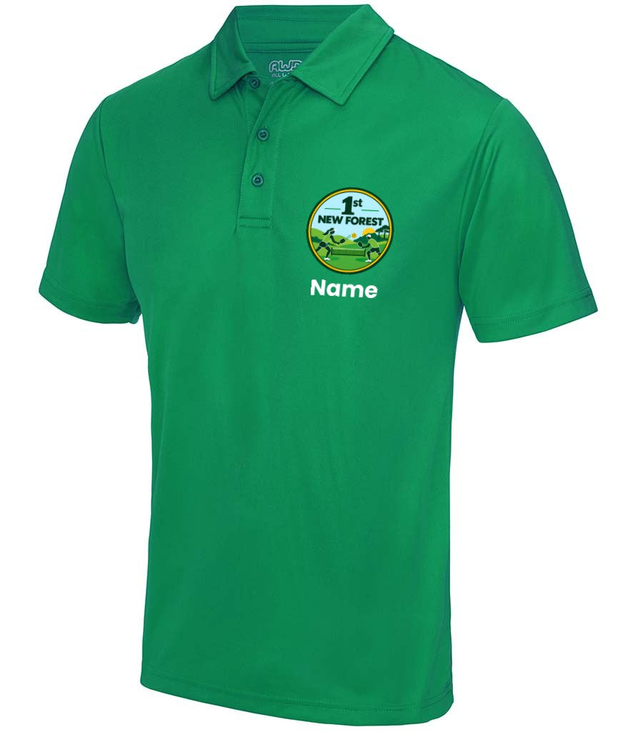 1st New Forest Unisex Polo Top [Colour - Kelly Green]