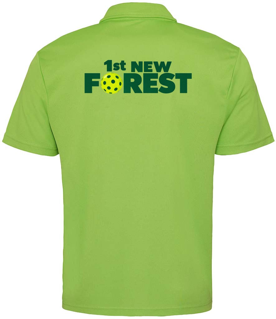 1st New Forest Unisex Polo Top [Colour - Lime Green]