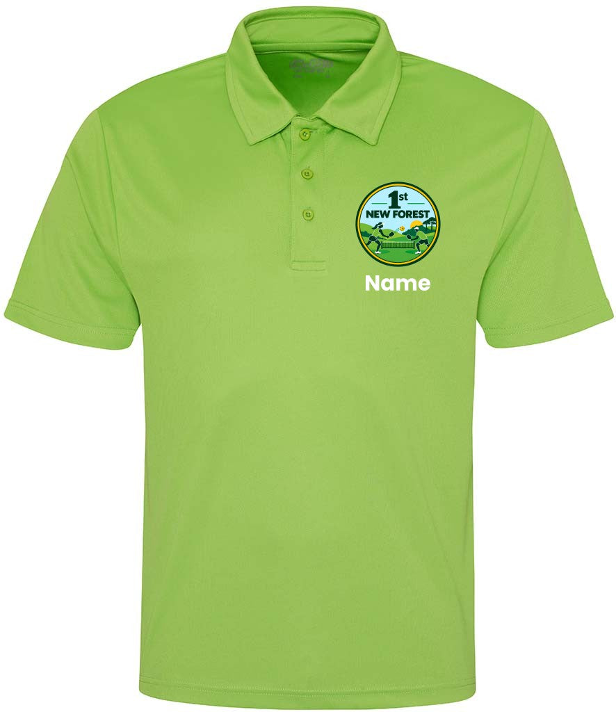 1st New Forest Unisex Polo Top [Colour - Lime Green]