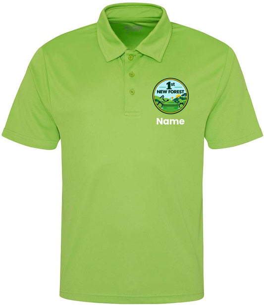 1st New Forest Unisex Polo Top [Colour - Lime Green]