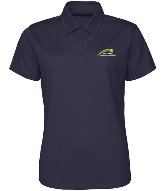 West Herts Pickleball Ladies Polo Top [Colour - French Navy]