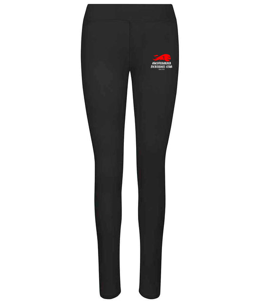 Auchterarder Pickleball Club Ladies Full Length Leggings [Colour - Jet Black]