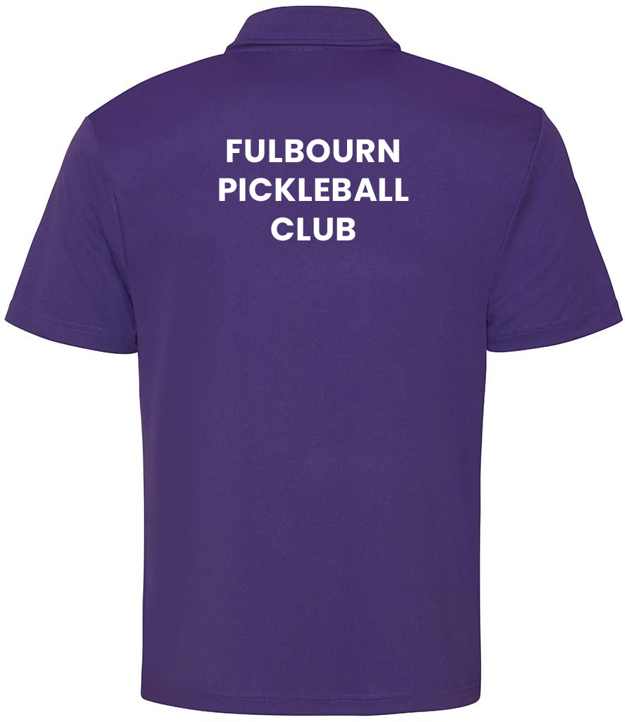 Fulbourn Pickleball Club Unisex Polo Top [Colour – Purple]
