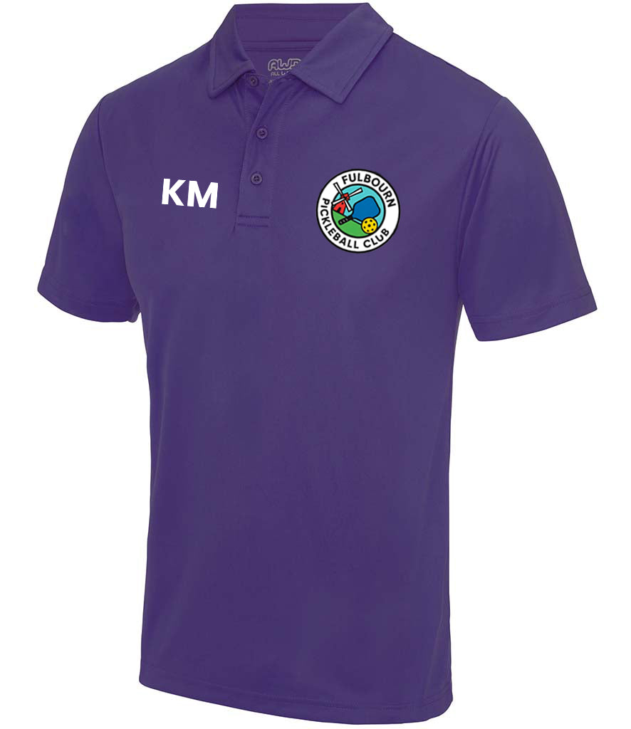 Fulbourn Pickleball Club Unisex Polo Top [Colour – Purple]