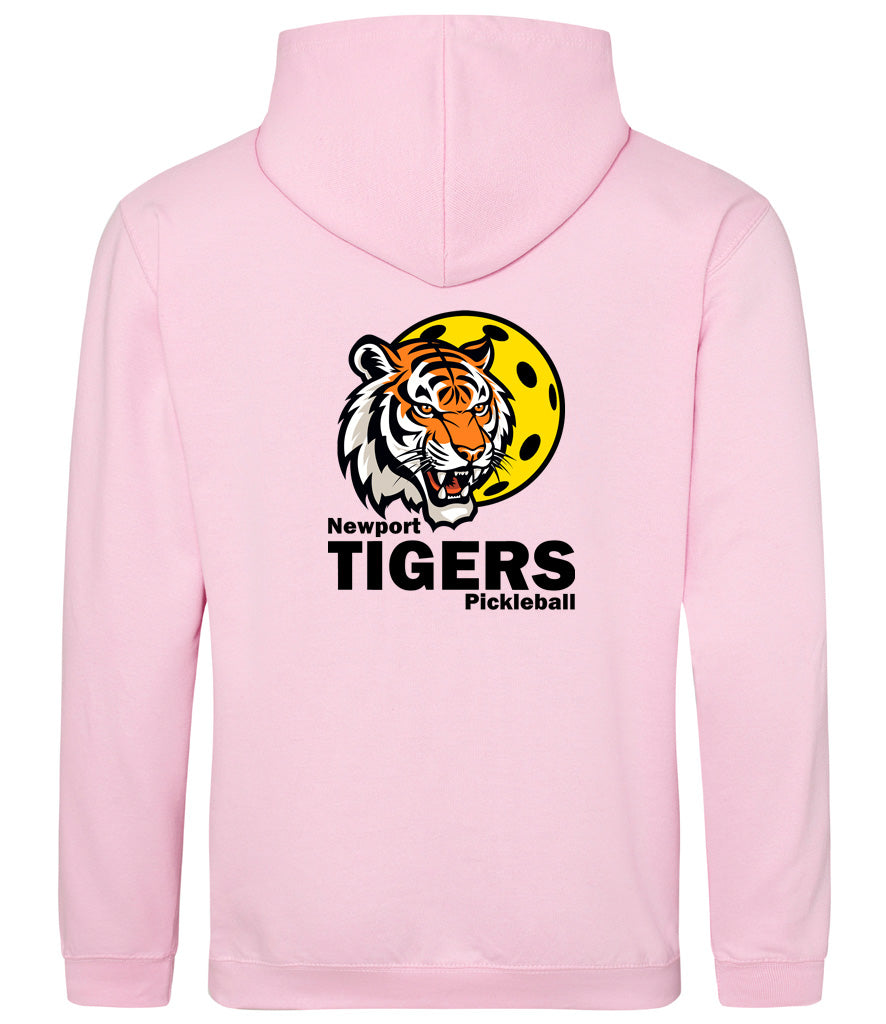 Newport Tigers Unisex Hoodie [Colour - Baby Pink]