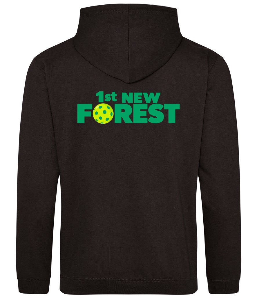 1st New Forest Unisex Hoodie [Colour - Jet Black]