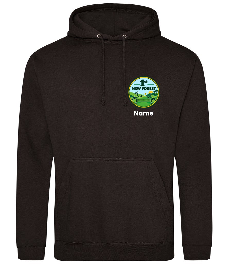 1st New Forest Unisex Hoodie [Colour - Jet Black]