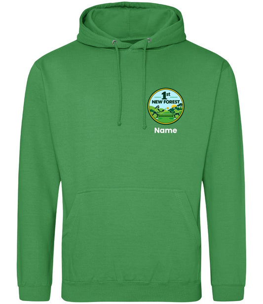 1st New Forest Unisex Hoodie [Colour - Kelly Green]