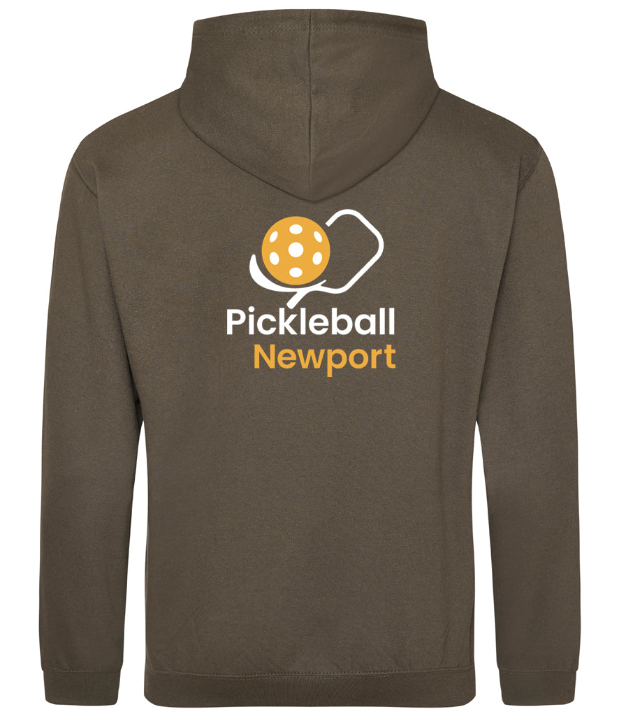 Pickleball Newport Unisex Hoodie [Colour - Olive Green]
