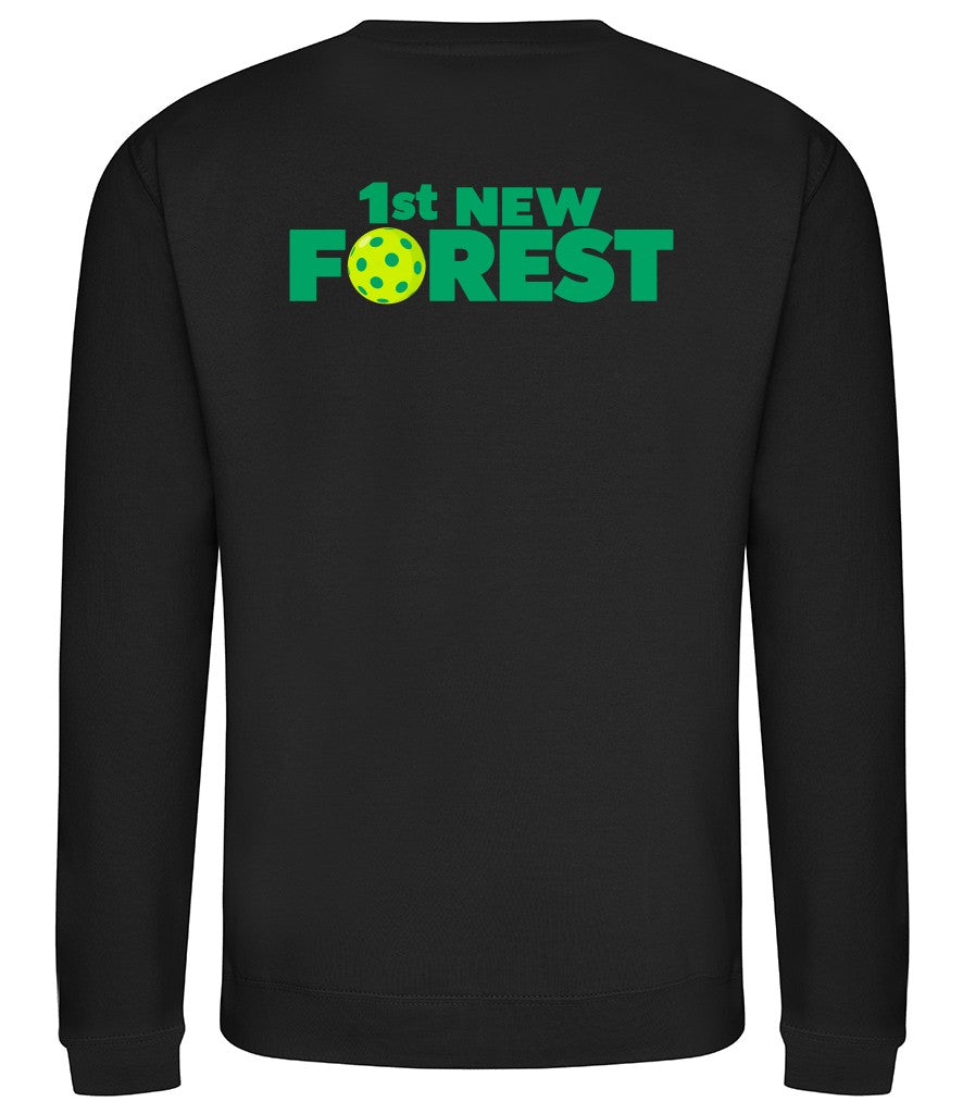 1st New Forest Unisex Sweatshirt [Colour - Jet Black]