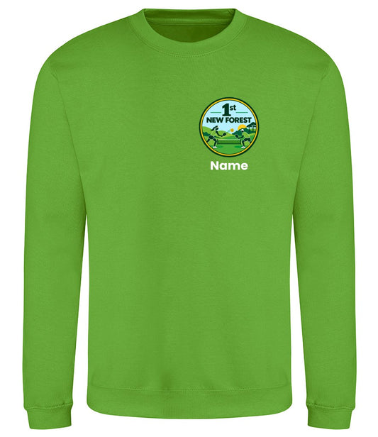 1st New Forest Unisex Sweatshirt [Colour - Lime Green]