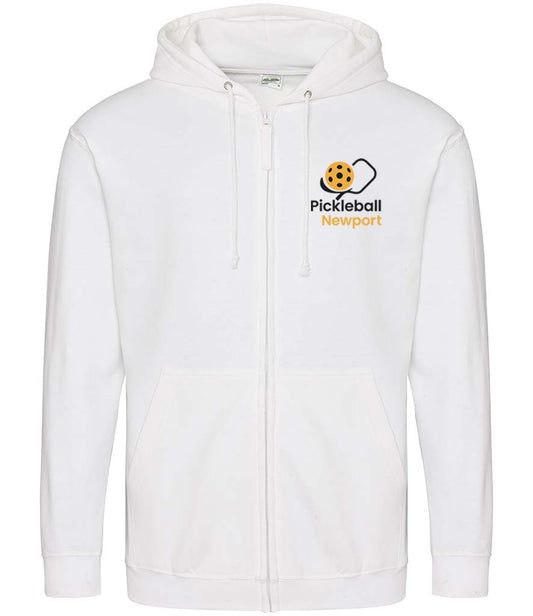 Pickleball Newport Unisex Zoodie [Colour - White]