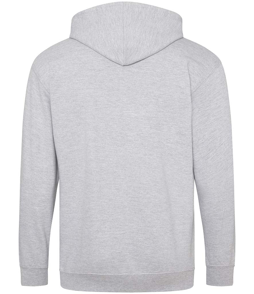 Waterlane Squash Club Unisex Contrast Zoodie [Colour - Heather Grey/French Navy]