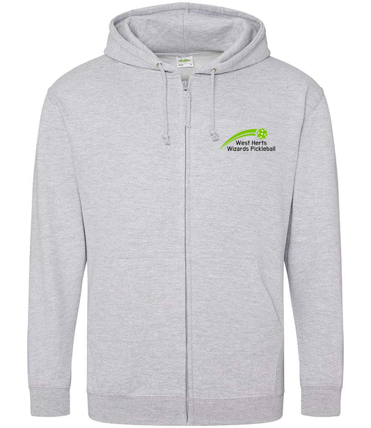 West Herts Pickleball Unisex Zoodie [Colour - Heather Grey]