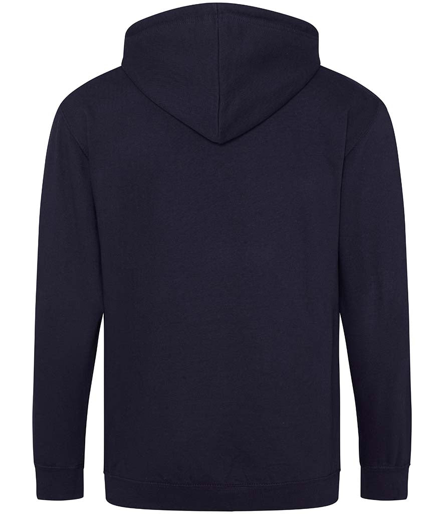 Waterlane Squash Club Unisex Contrast Zoodie [Colour - New French Navy/Heather Grey]