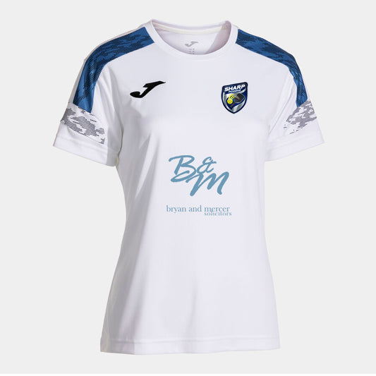 SHARP Pickleball Premium Ladies Player Top [Colour - White/Blue]