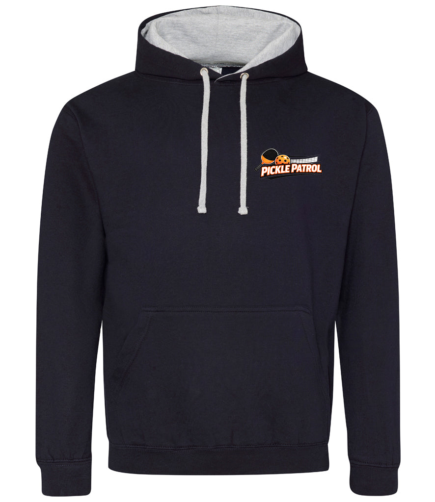 Pickle Patrol Unisex Contrast Zoodie [Colour - New French Navy/Heather Grey]
