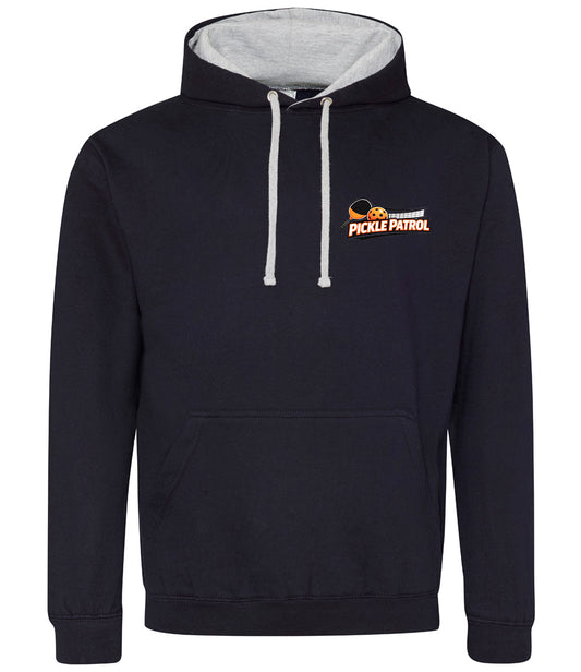 Pickle Patrol Unisex Contrast Zoodie [Colour - New French Navy/Heather Grey]