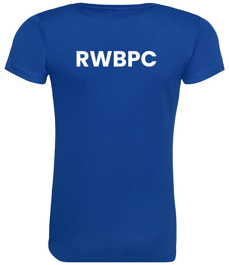 Royal Wootton Bassett Pickleball Club Ladies Cool T Player Top [Colour - Royal Blue]