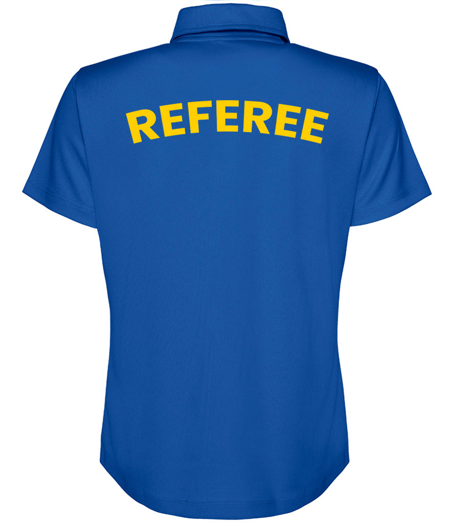 Referee (no front logo) Ladies Polo Top [Colour - Royal Blue]