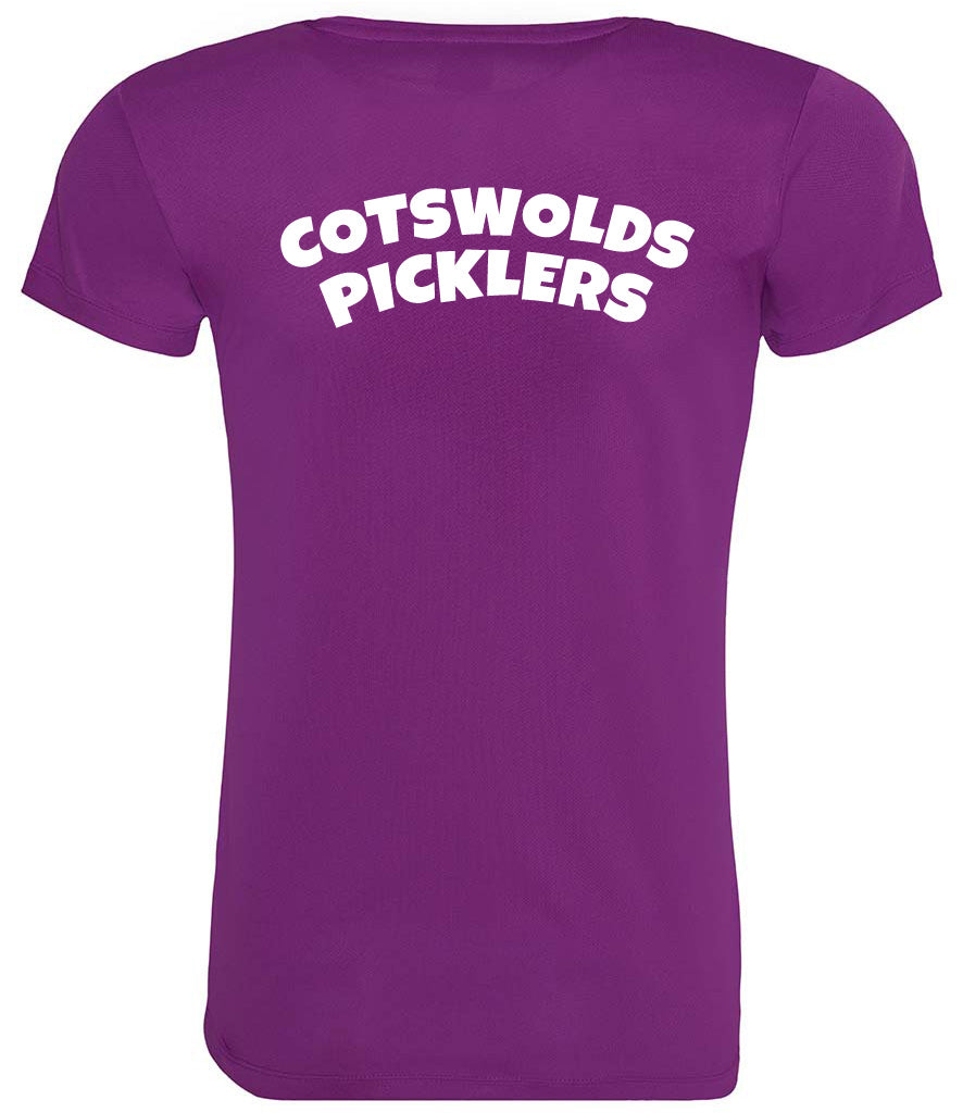 Cotswolds Picklers Ladies Cool T Player Top [Colour - Magenta Magic]