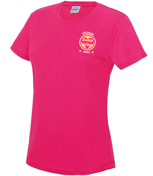 Women United Cool T Player Top [Colour - Hot Pink]