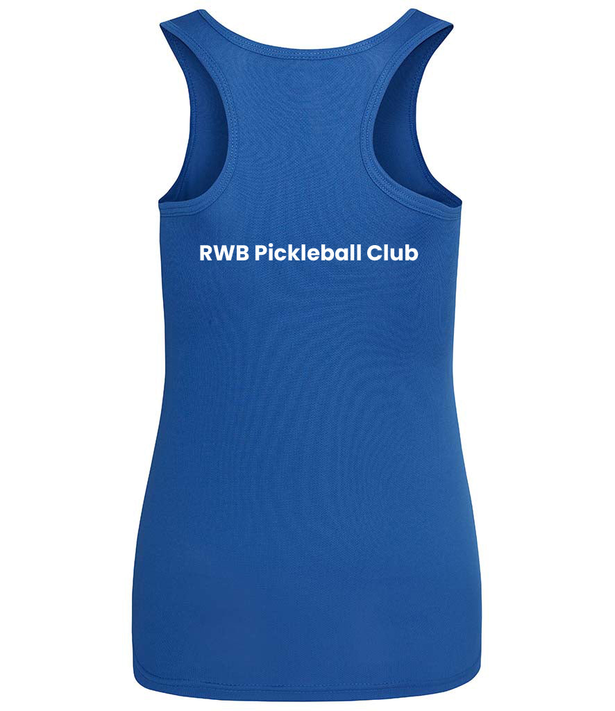 Royal Wootton Bassett Pickleball Club Ladies Cool Vest [Colour - Royal Blue]