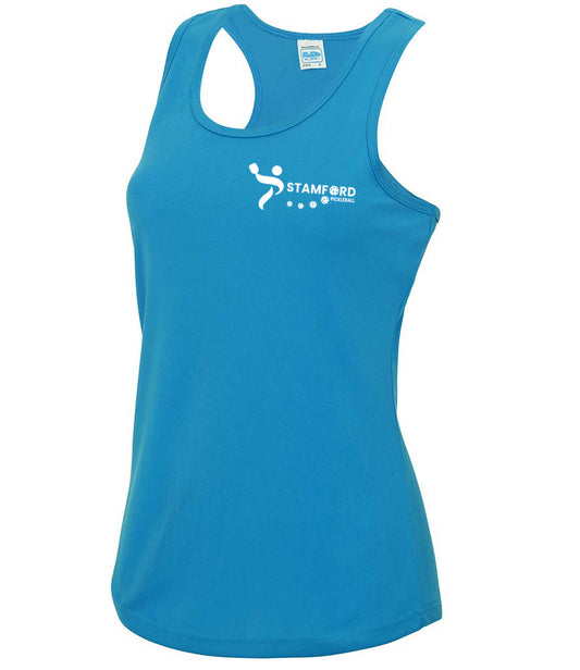 Stamford Pickleball Club Ladies Vest [Colour – Sapphire Blue]